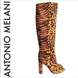 Antonio Melani Corren Leopard calf boots